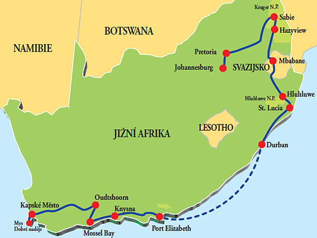 NAPRIEČ JUHOAFRICKOU REPUBLIKOU